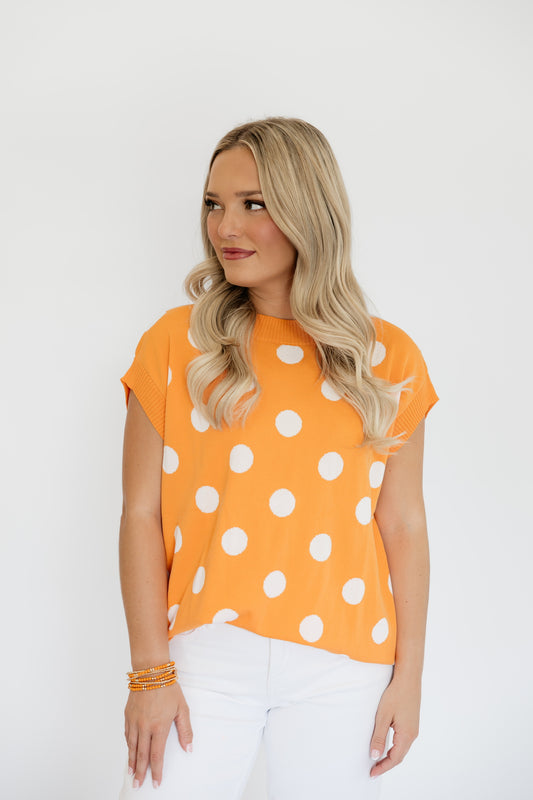 POLKA DOTS FOR GAMEDAY SWEATER