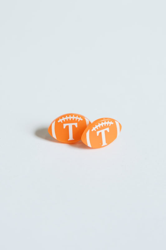 FOOTBALL STUD EARRINGS