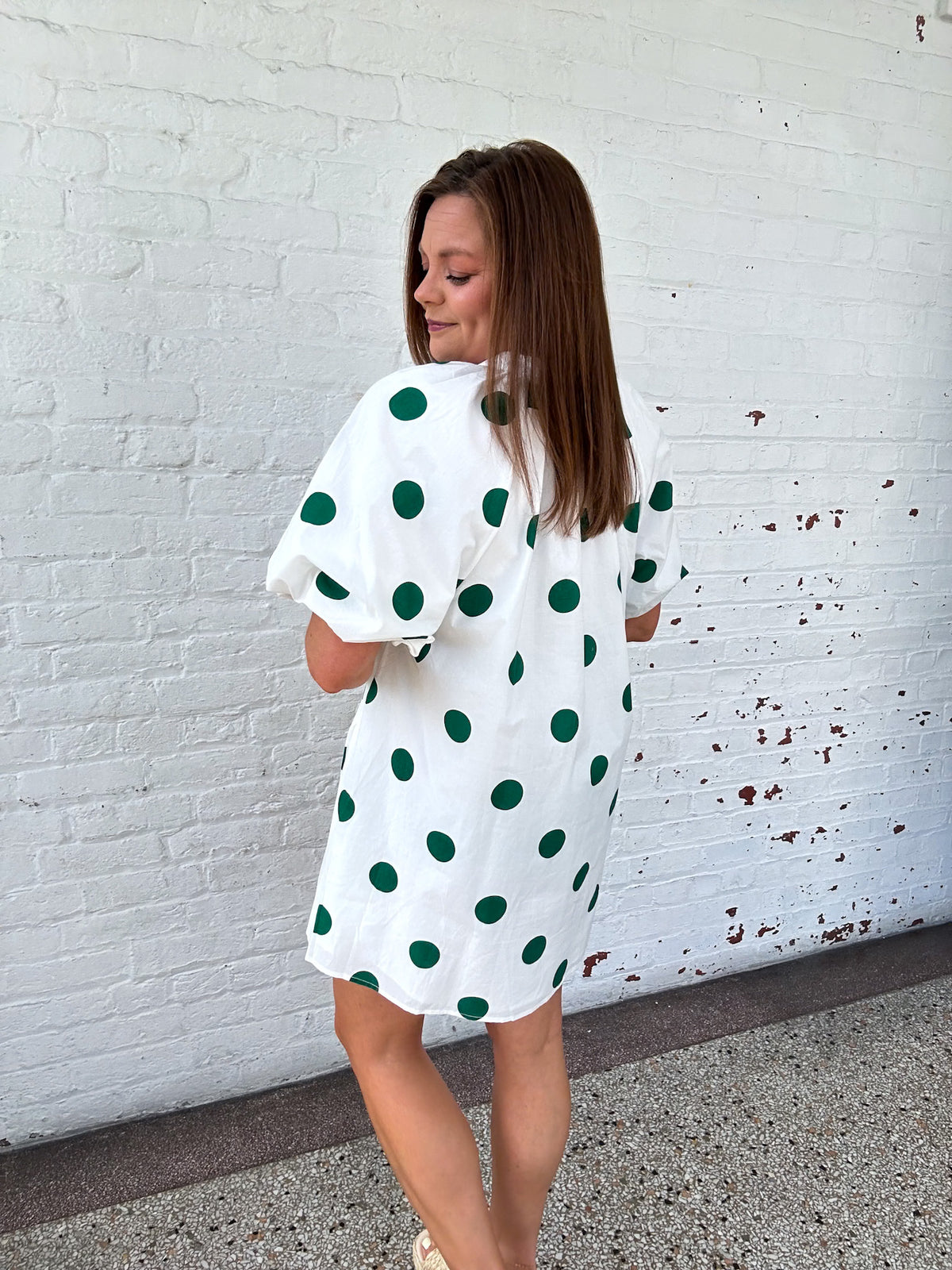 KELLY DOT MINI DRESS