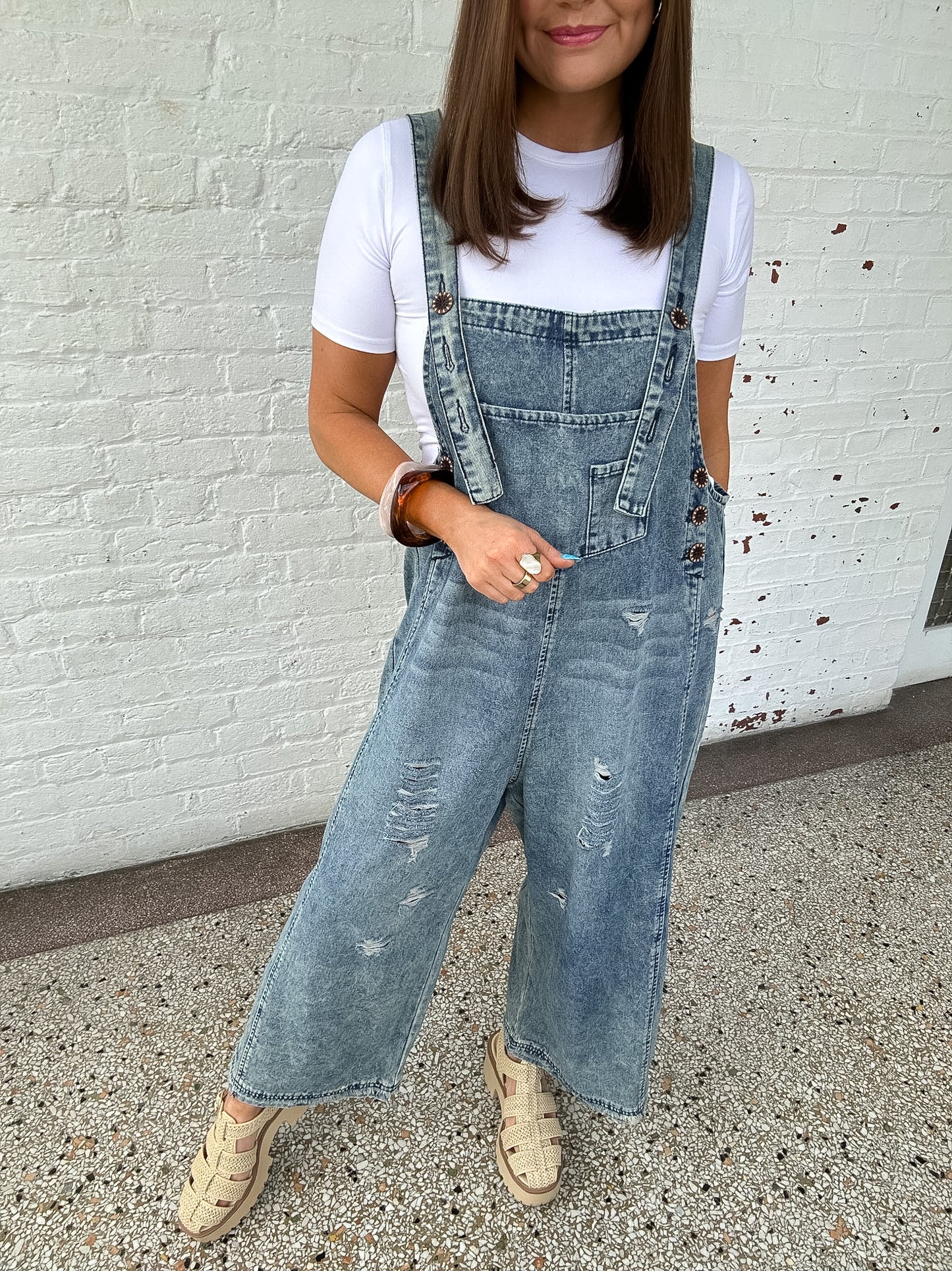 VINTAGE DENIM OVERALLS