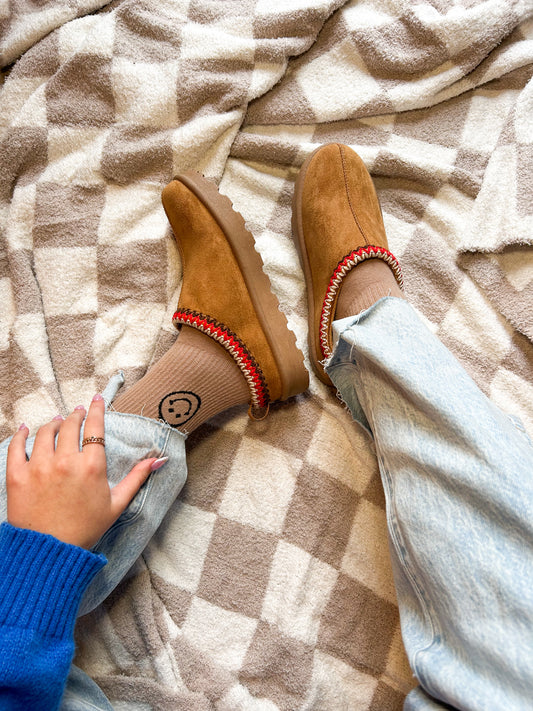 ZEN COZY SLIPPERS, COGNAC | Beach by Matisse