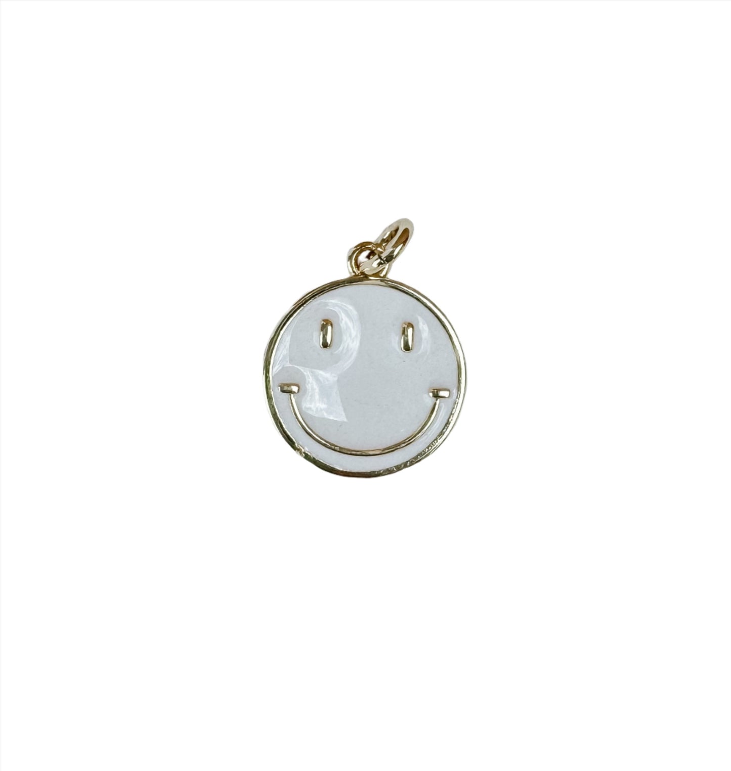 Enamel Happy Face Charms (Large)