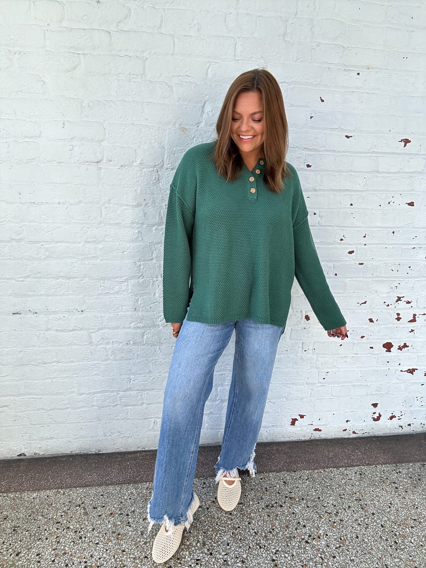 LAYER UP SWEATER - FOREST