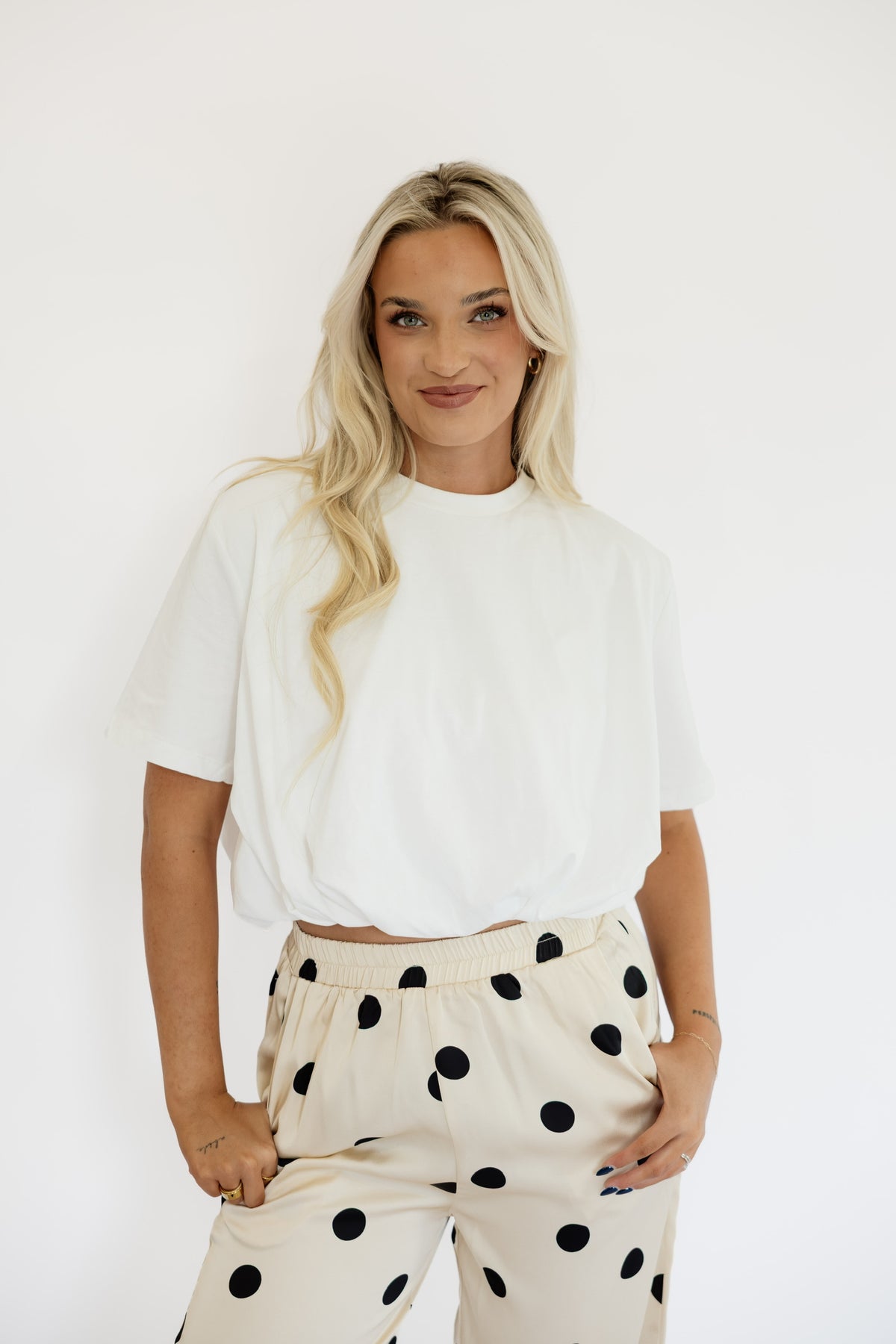 BASIC BUBBLE TOP - WHITE