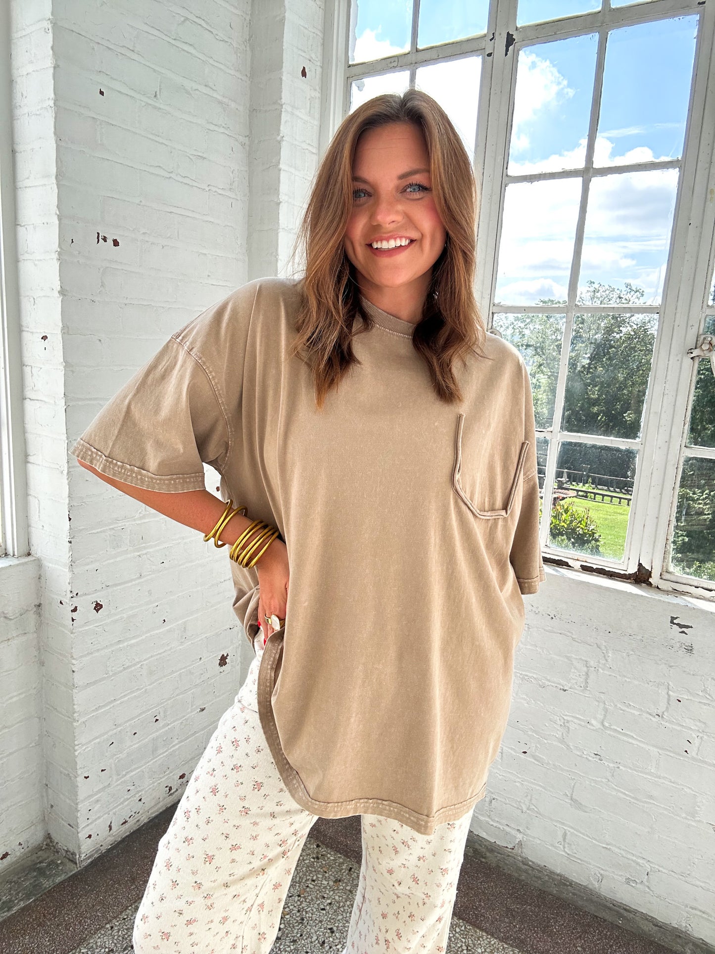 LATTE BOXY TEE