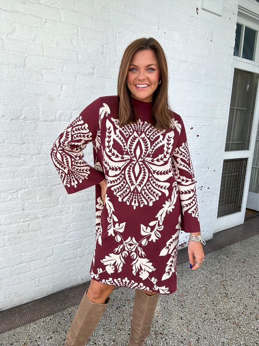 SO SCARLET MINI DRESS