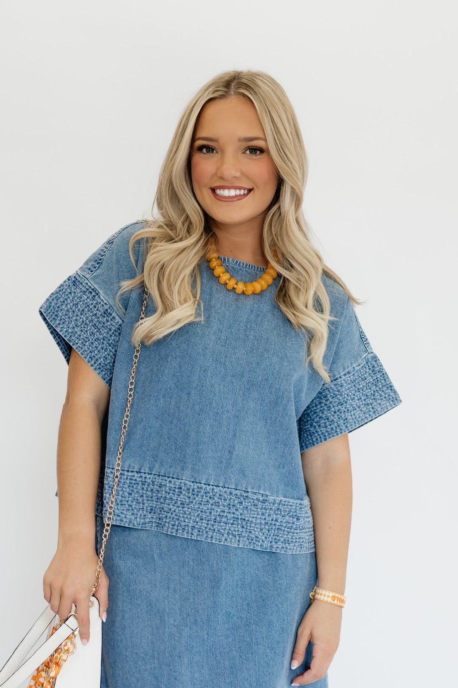 DIXIE DENIM TOP