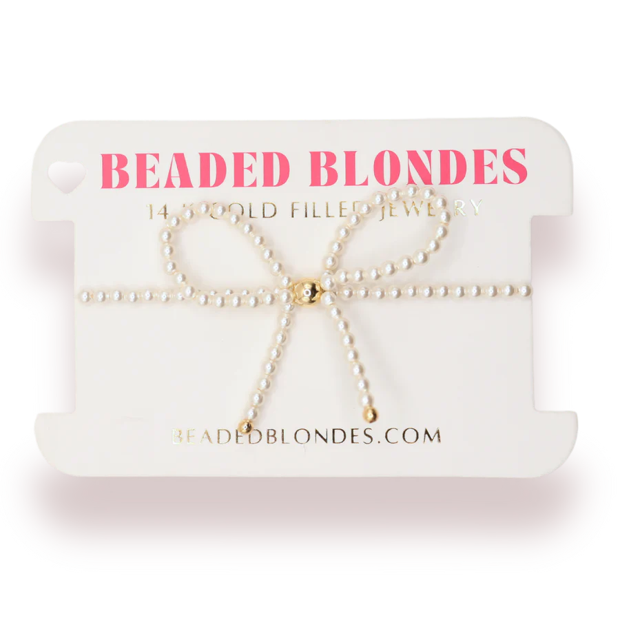 Pearl Bow Bracelet