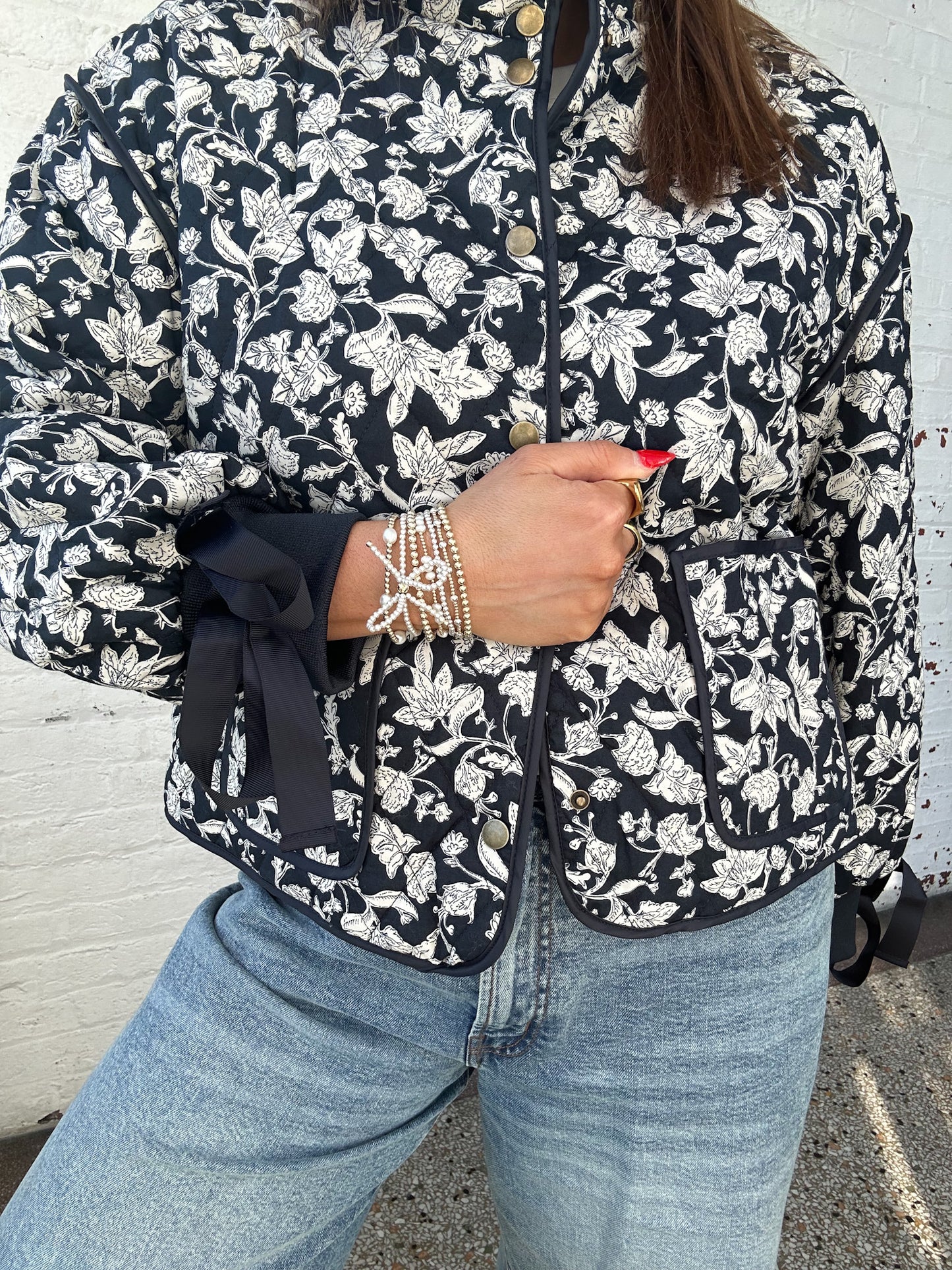 BOTANICAL QUILTED JACKET