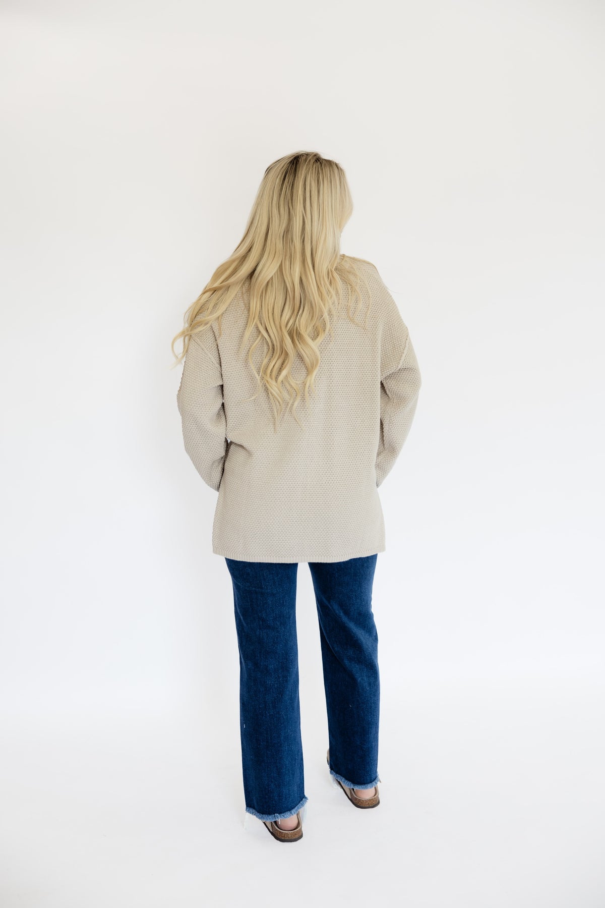 LAYER UP SWEATER - STONE