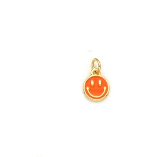 Enamel Happy Face Charms (Small)