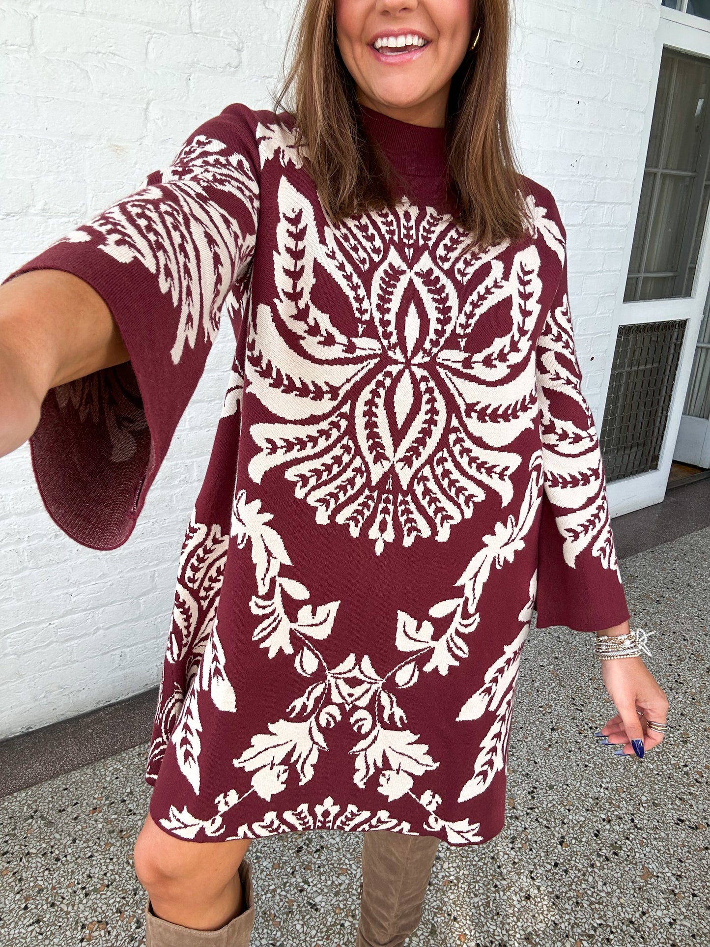 SO SCARLET MINI DRESS