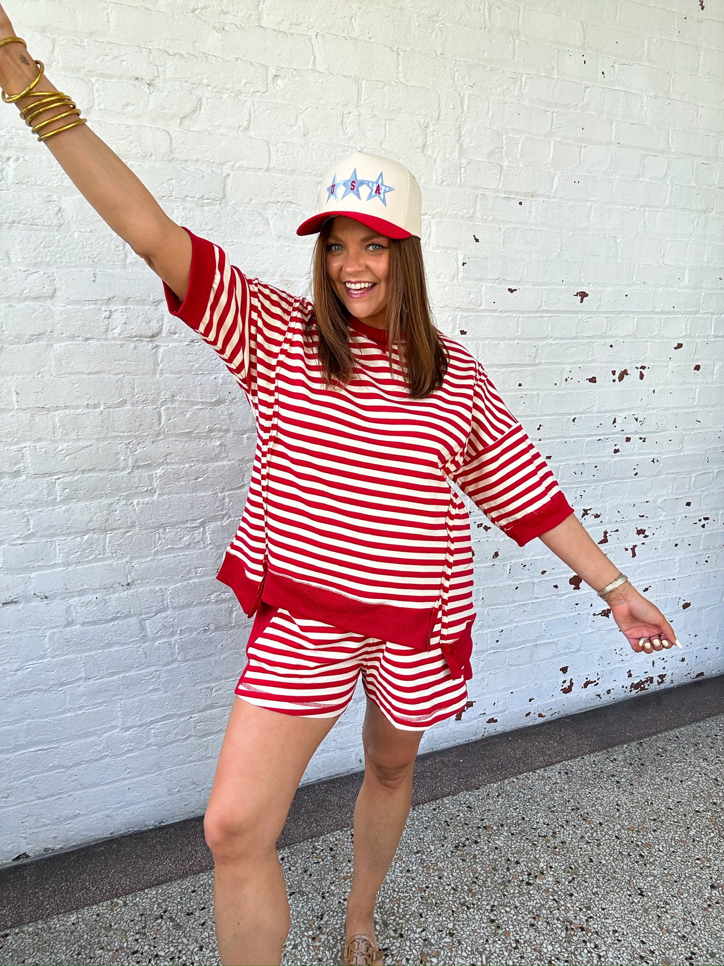 FIRECRACKER STRIPED TOP