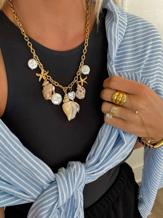 SUMMER AT SEA CHARM NECKLACE