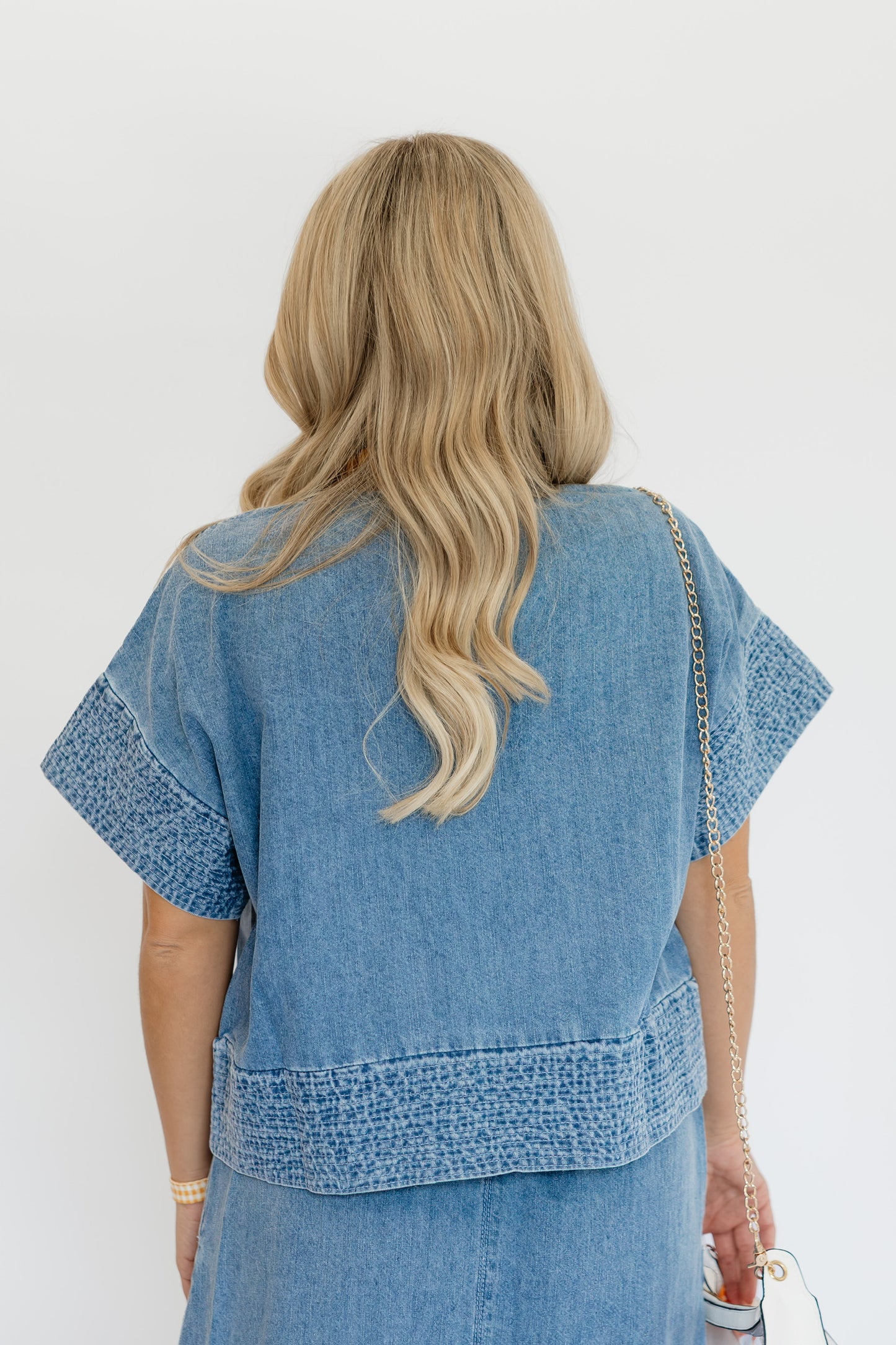 DIXIE DENIM TOP