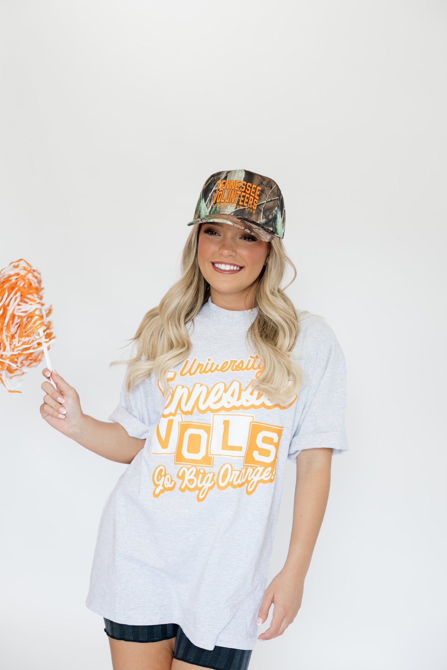 VOLS SQUARE LETTERING BOXY TEE