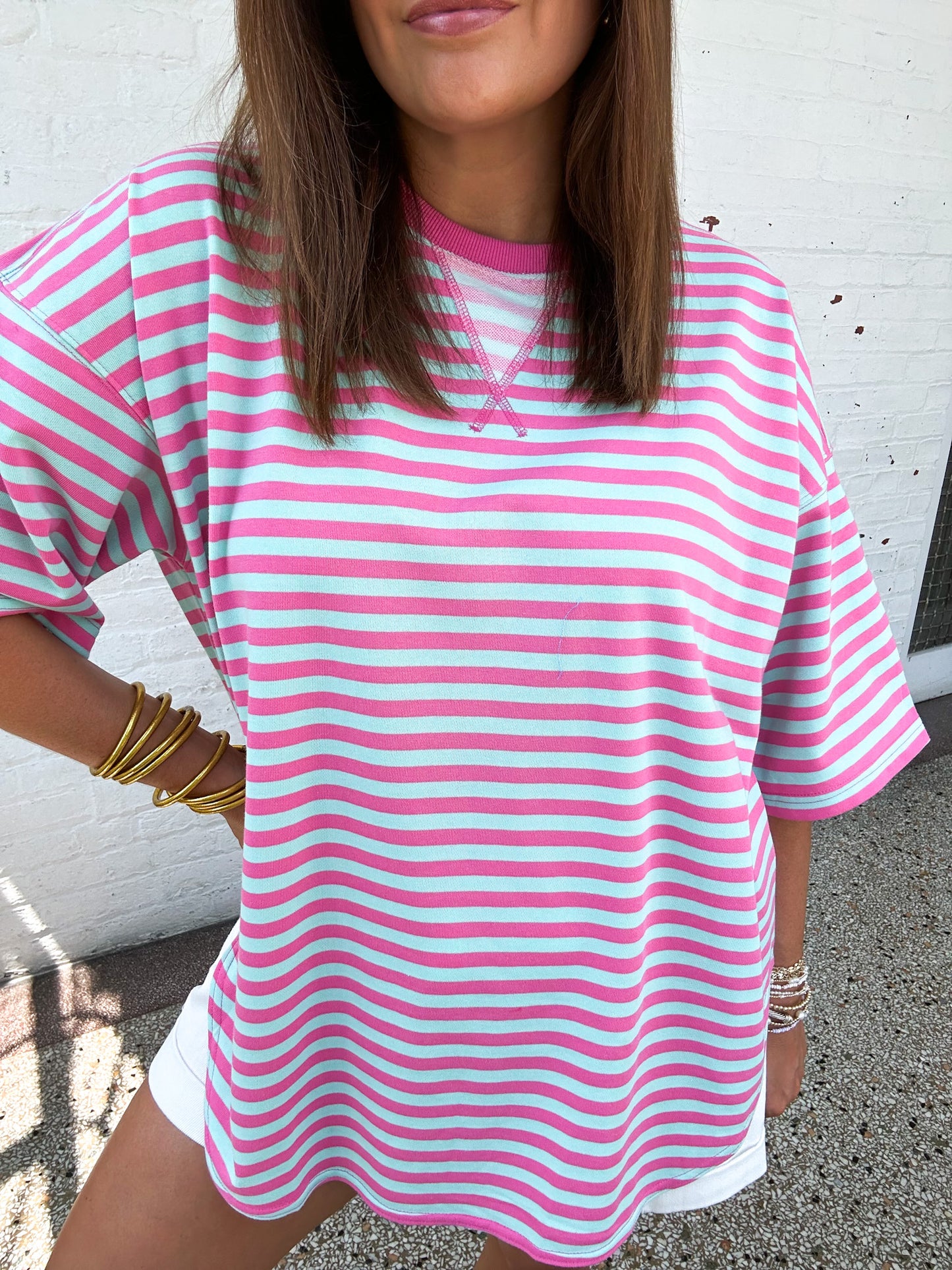 PIER WALKS STRIPED TEE