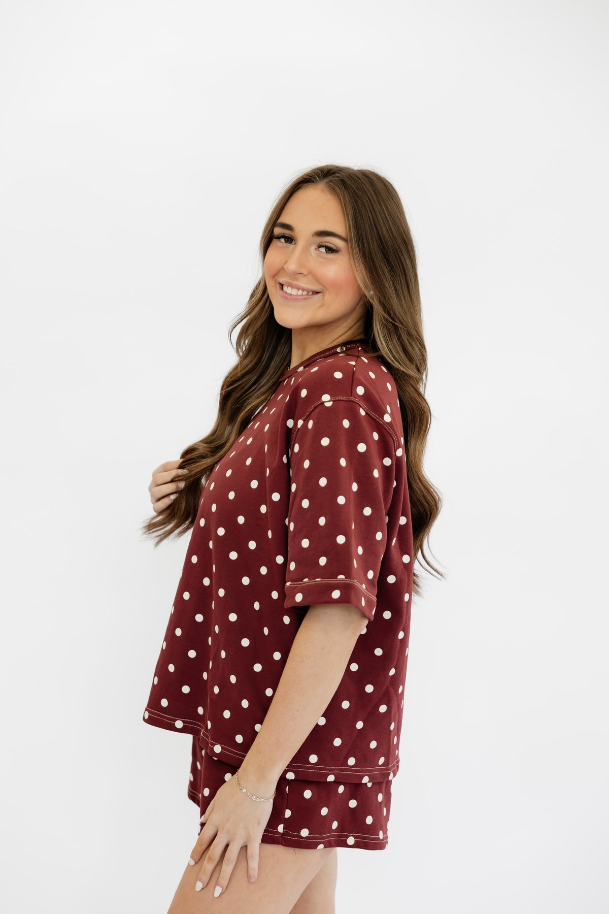 MERLOT POLKADOT SET