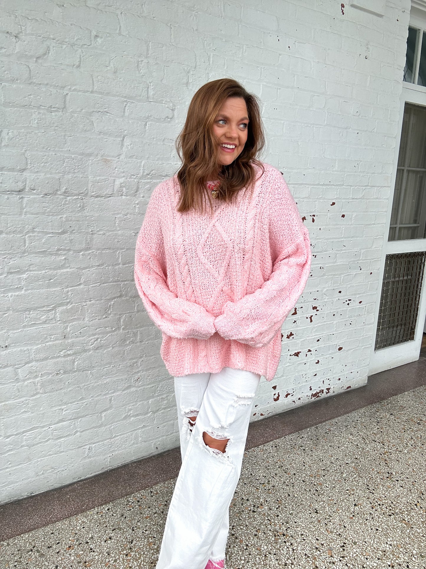 SPRING SWEETHEART SWEATER