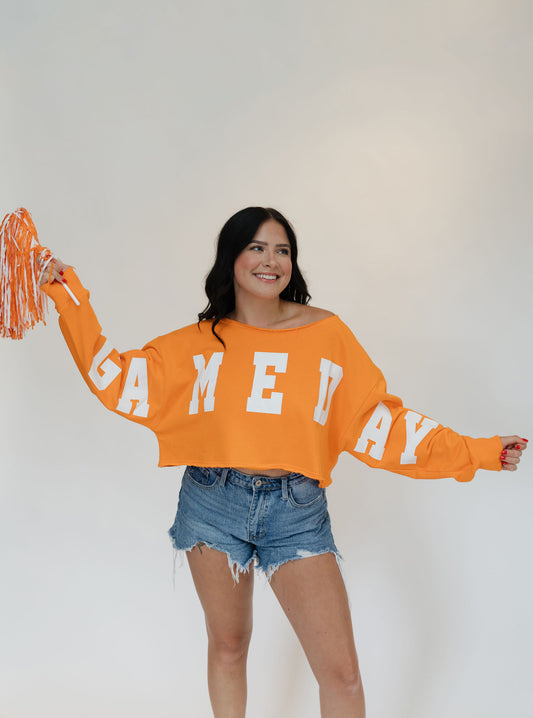 GAMEDAY CROPPED PULLOVER