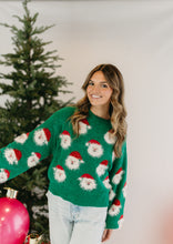 Load image into Gallery viewer, SANTA SWEATER - GREEN

