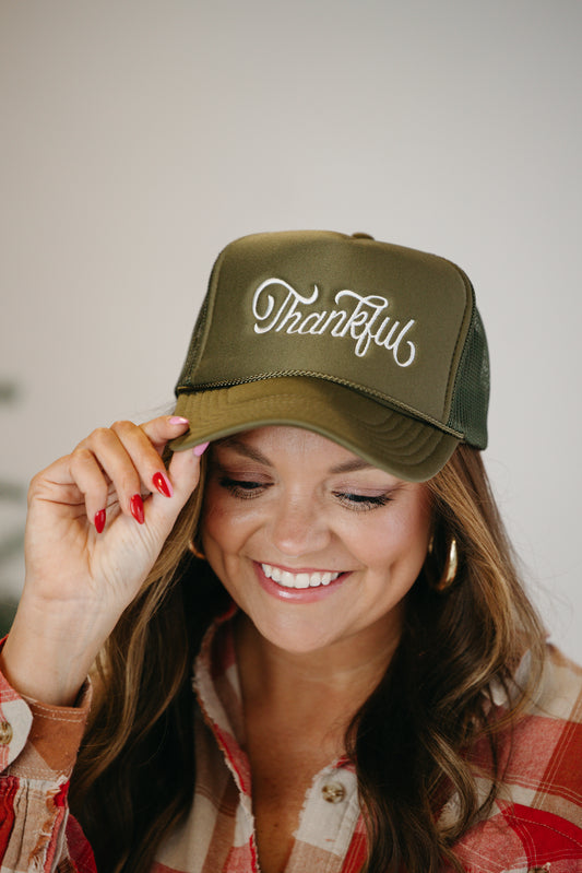 THANKFUL TRUCKER HAT