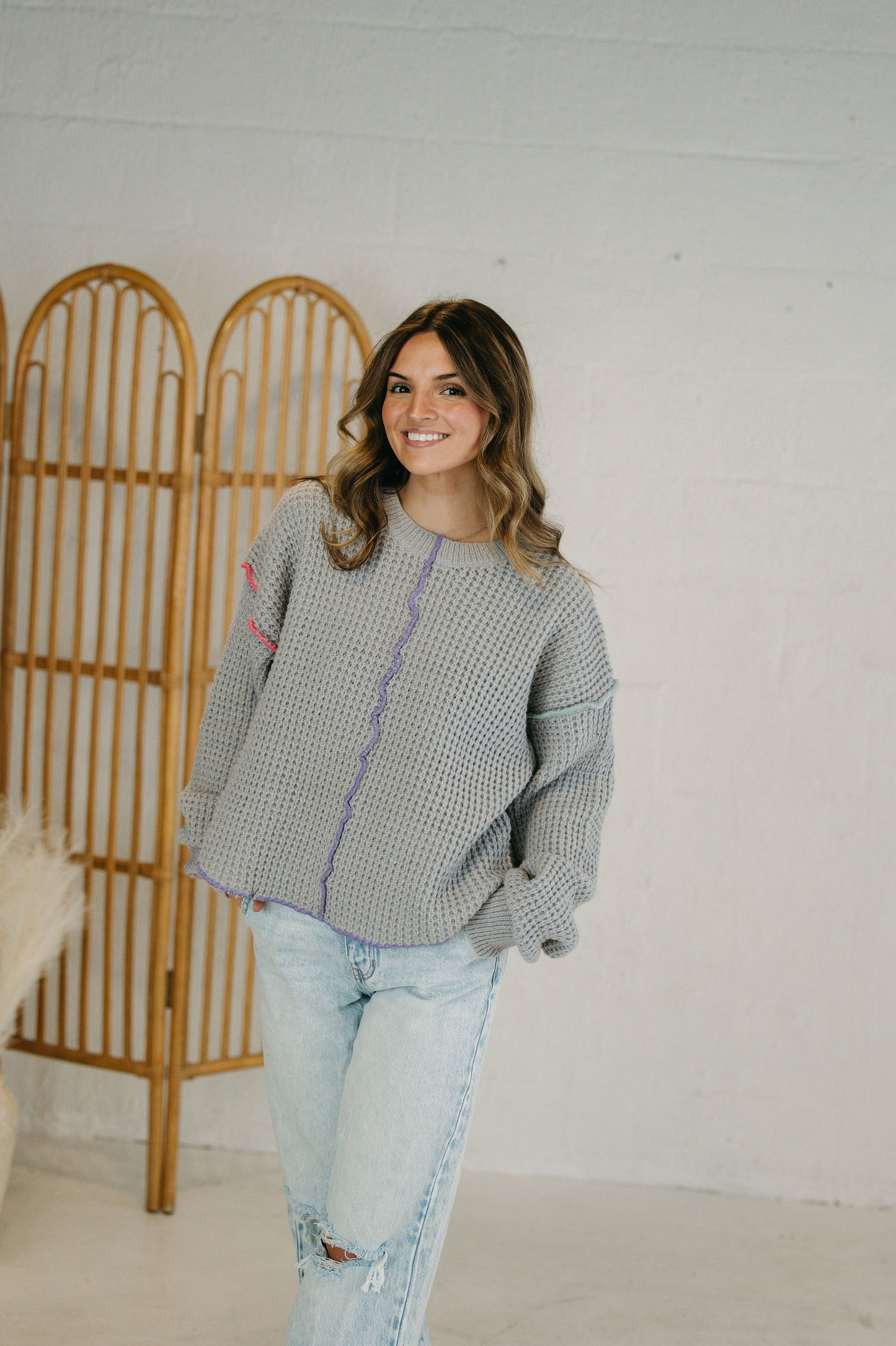 EVIE SWEATER - GREY