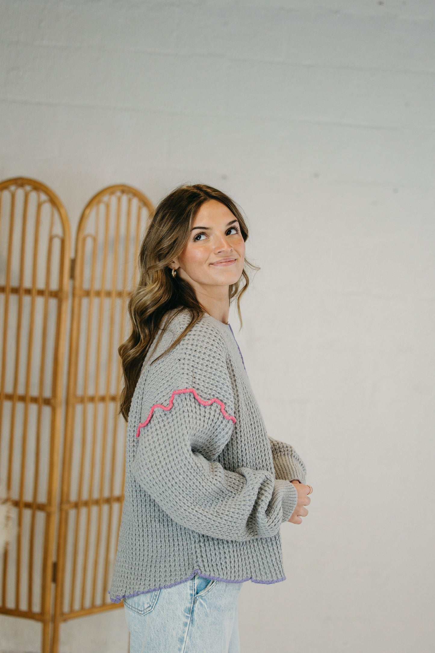 EVIE SWEATER - GREY