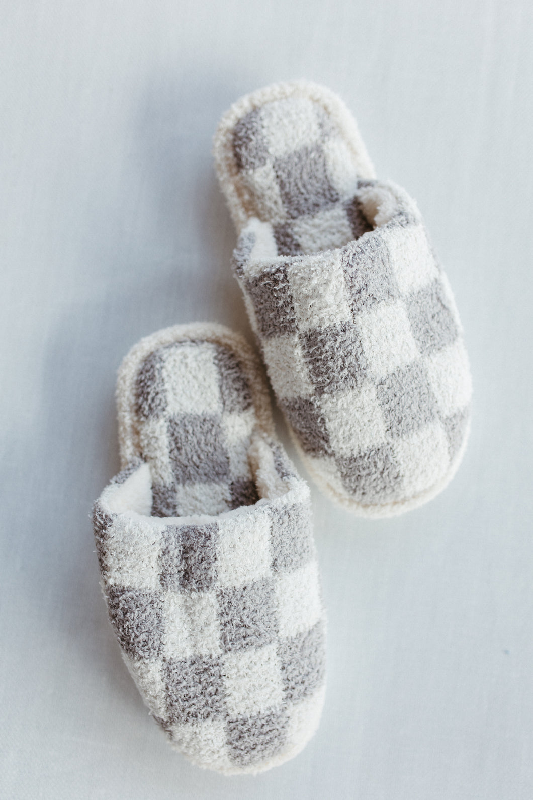 CHECKED LUXE SLIPPERS