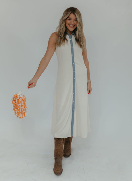 KEEP IT SIMPLE MIDI DRESS