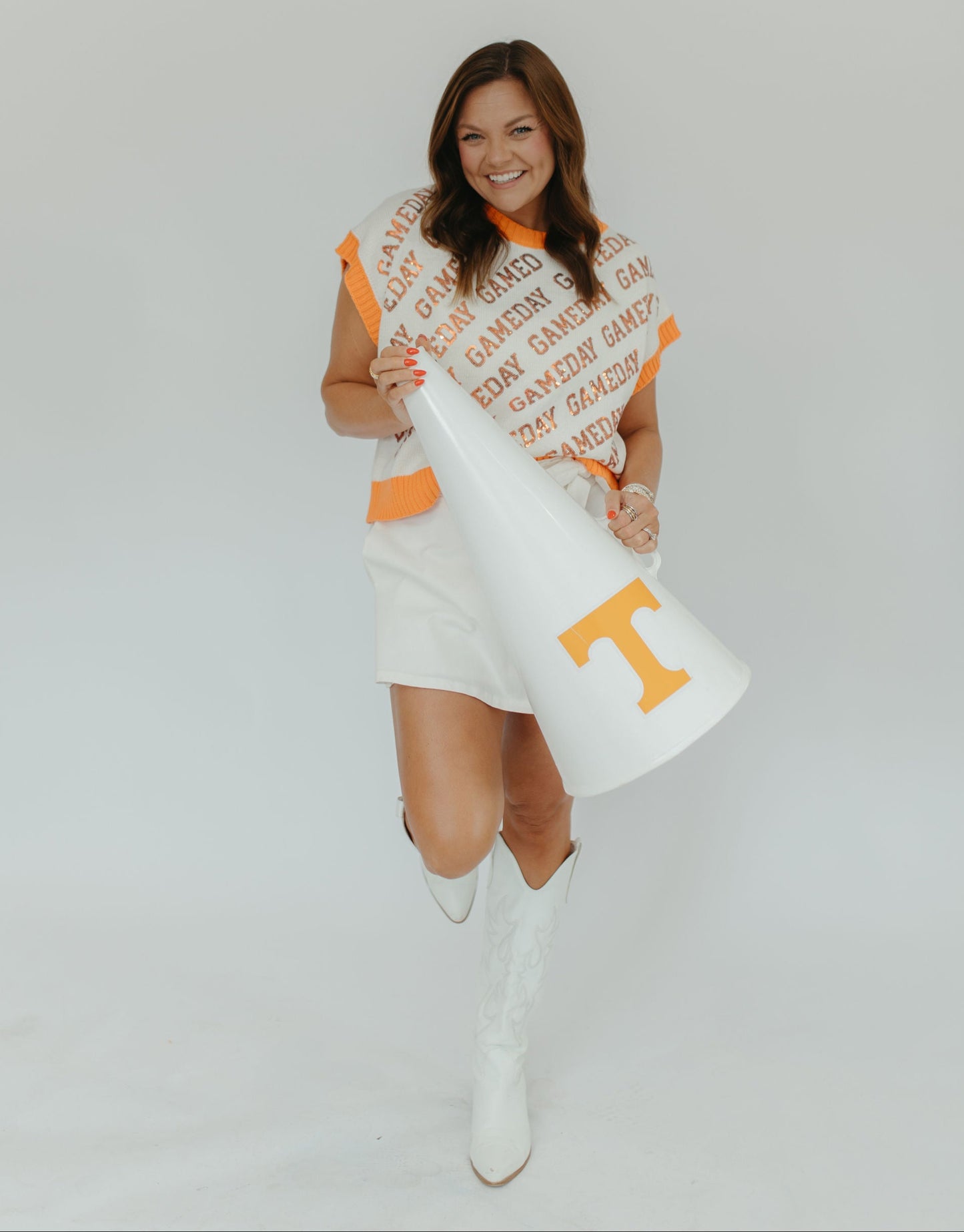 GAMEDAY SEQUIN KNIT TOP