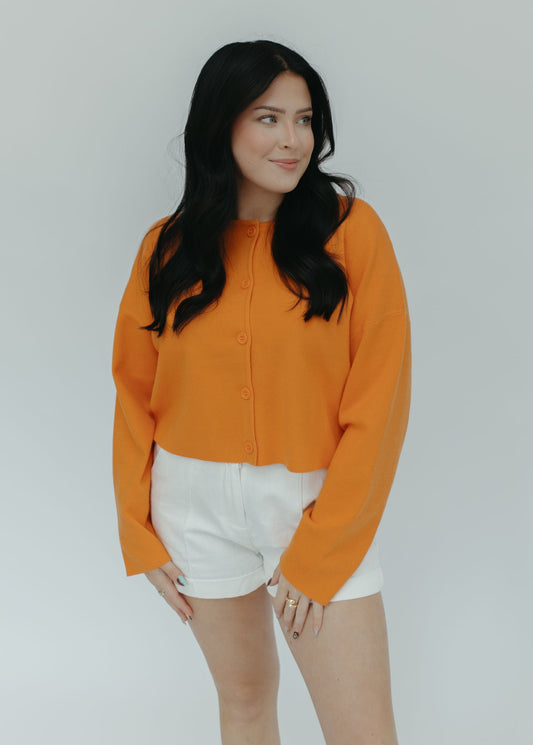 BIG ORANGE CARDIGAN