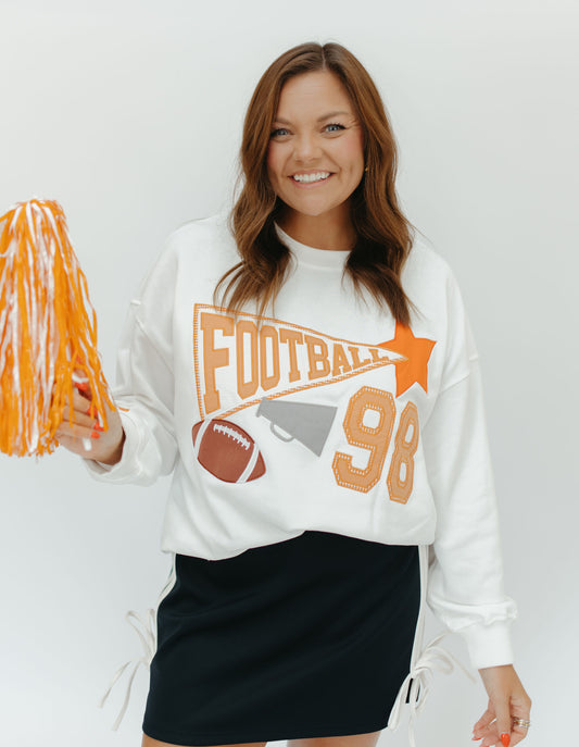 FOOTBALL PATCH SWEATSHIRT