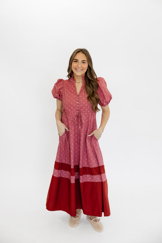 ON THE DOT MAXI DRESS