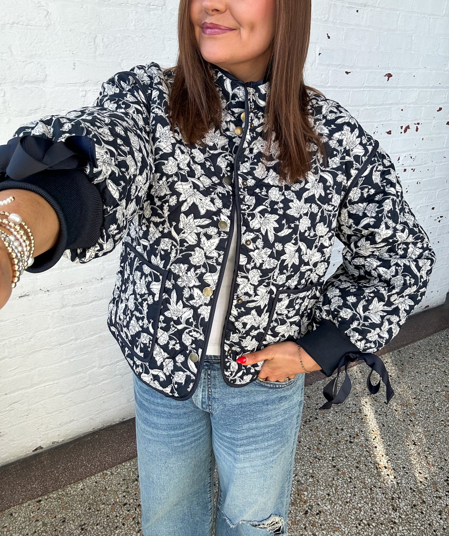 BOTANICAL QUILTED JACKET