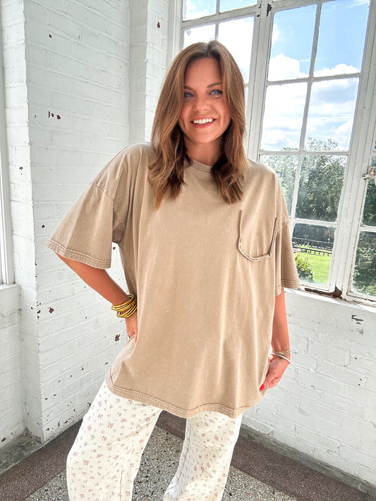 LATTE BOXY TEE
