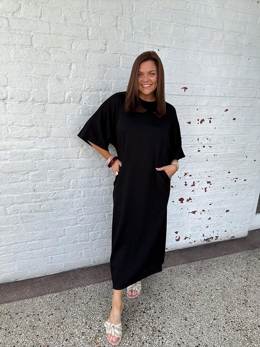 SO LUXE MAXI DRESS - BLACK