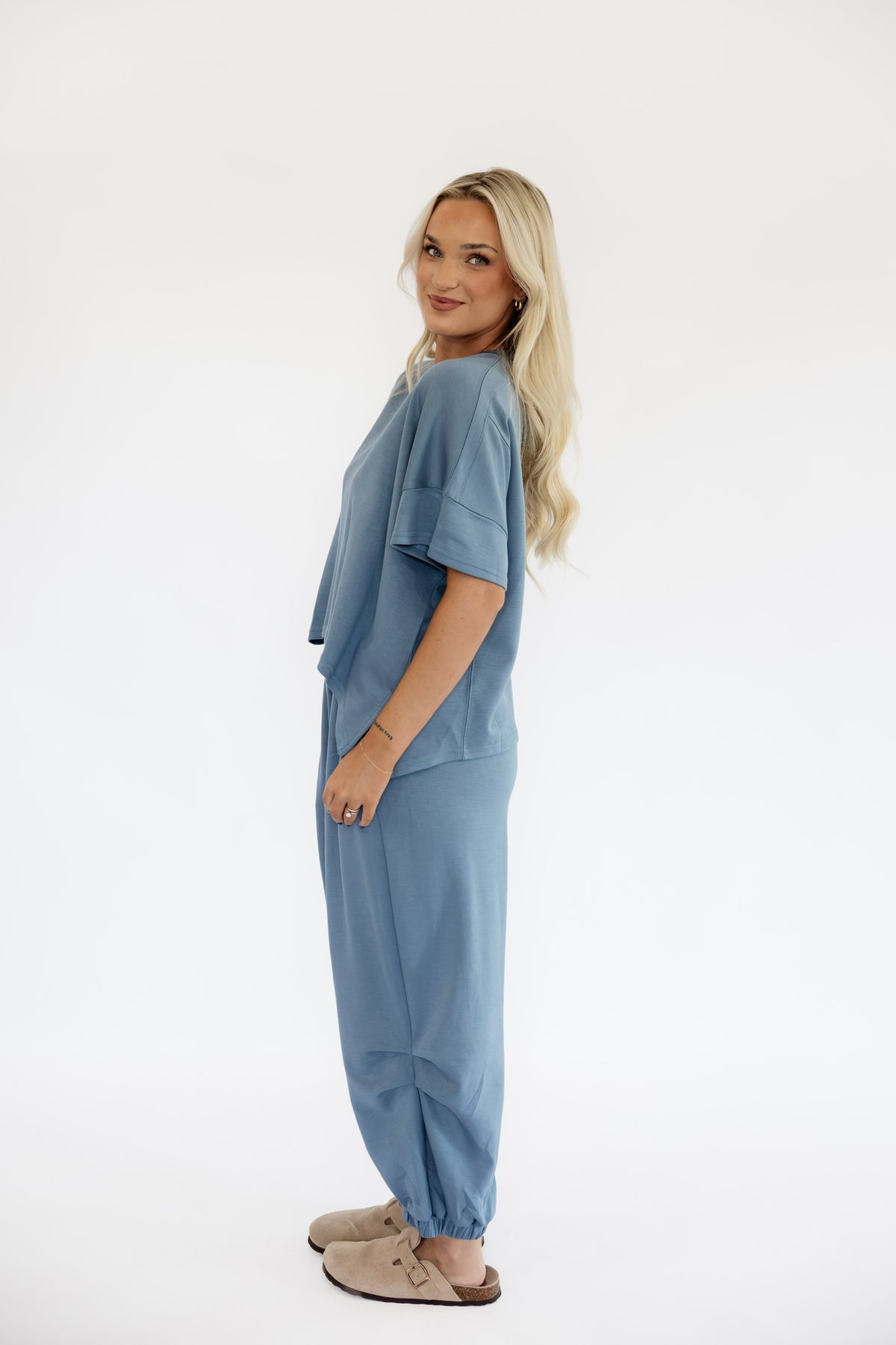 ALL IS WELL LOUNGE SET - WASHED BLUE