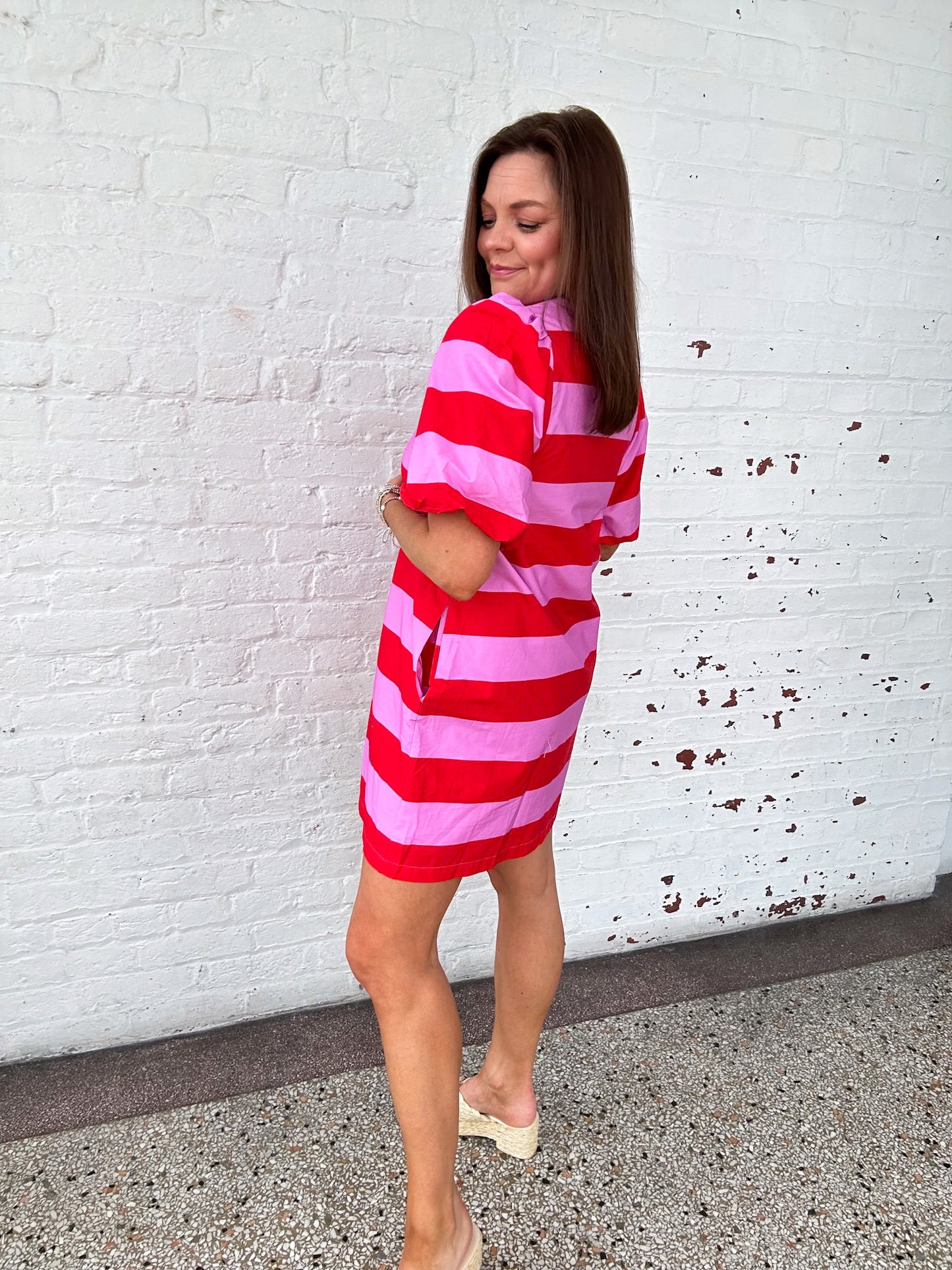 CHERRY BLUSH MINI DRESS