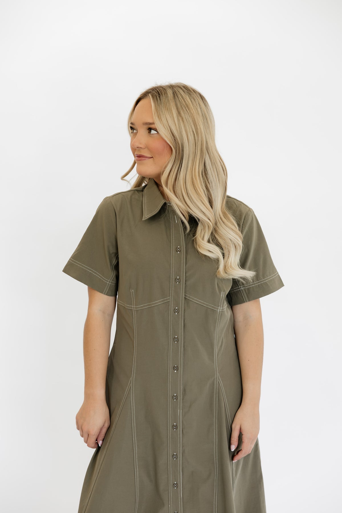 OLIVE BRANCH MIDI DRESS