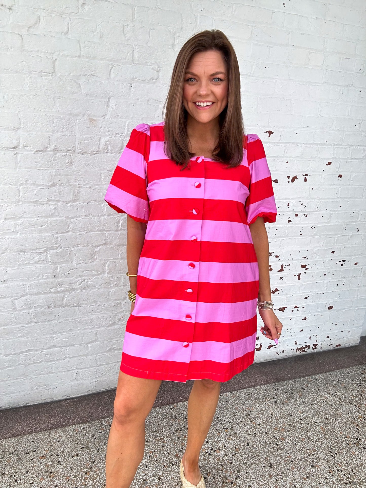 CHERRY BLUSH MINI DRESS