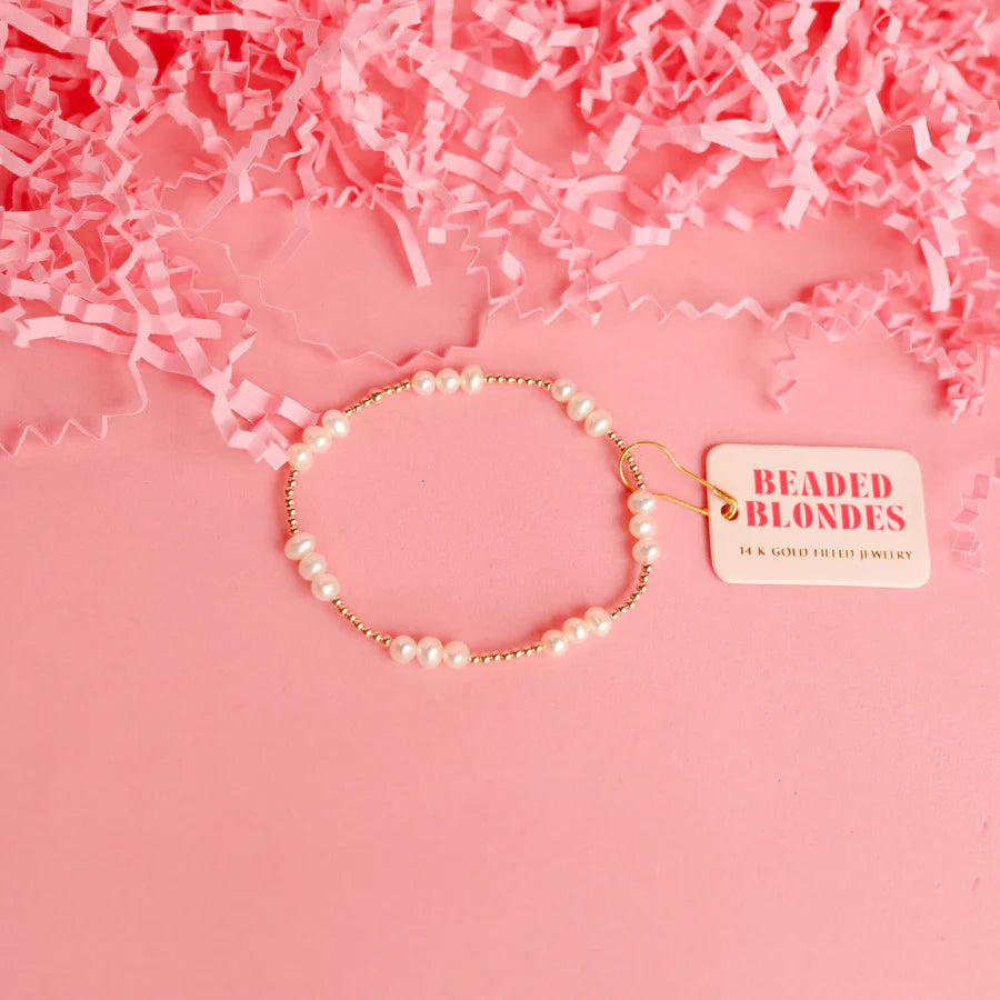 ILY Coastal Pearl Bracelet in Gold