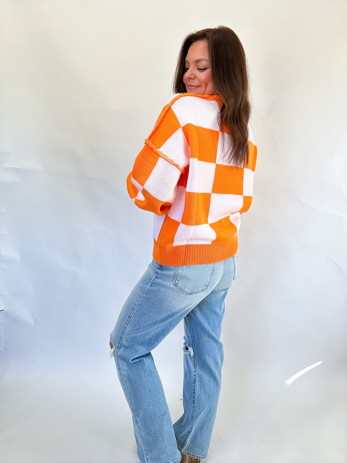 CHECKERBOARD SWEATER