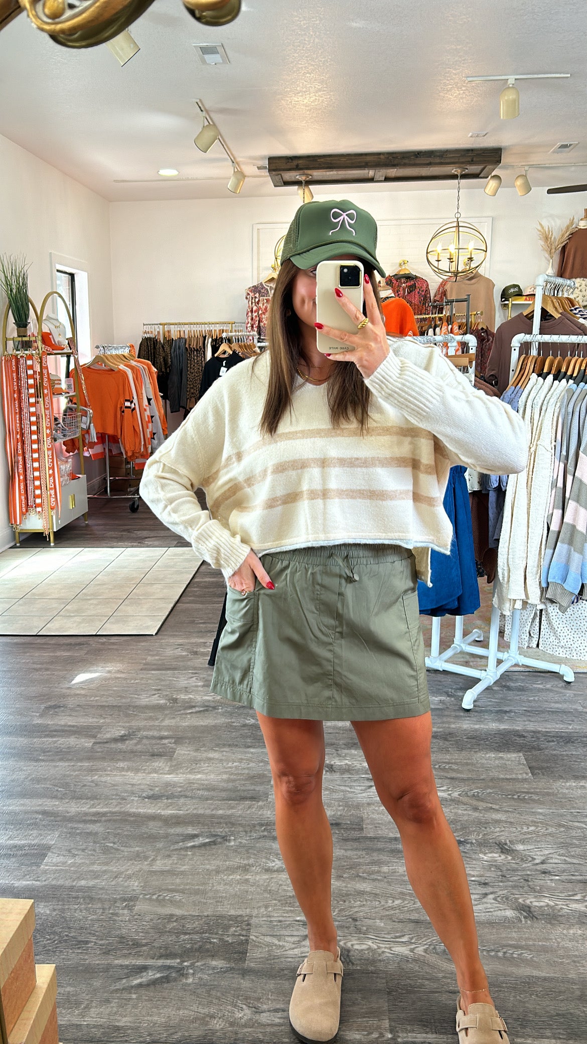 CREME BRULEE CROPPED SWEATER