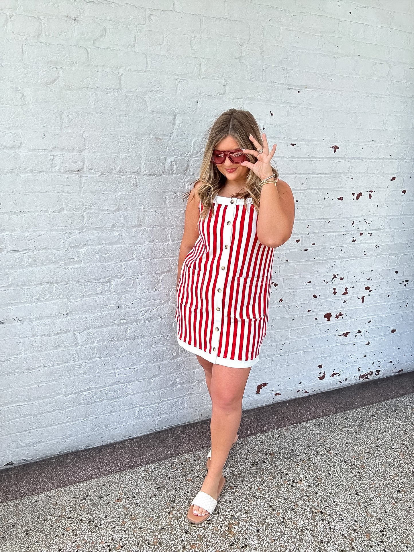 SUMMER NIGHTS MINI DRESS - RED