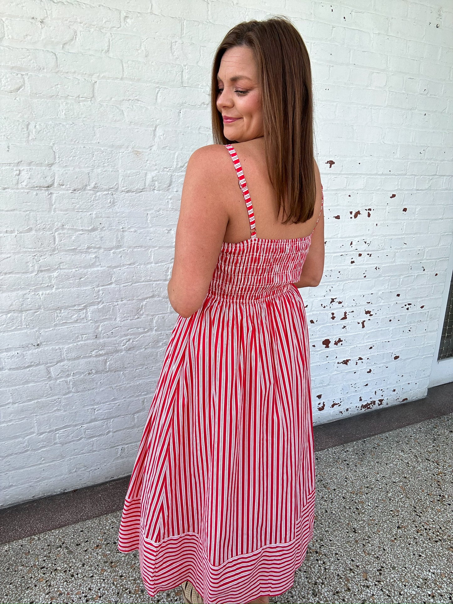 AMALFI STRIPES MAXI DRESS