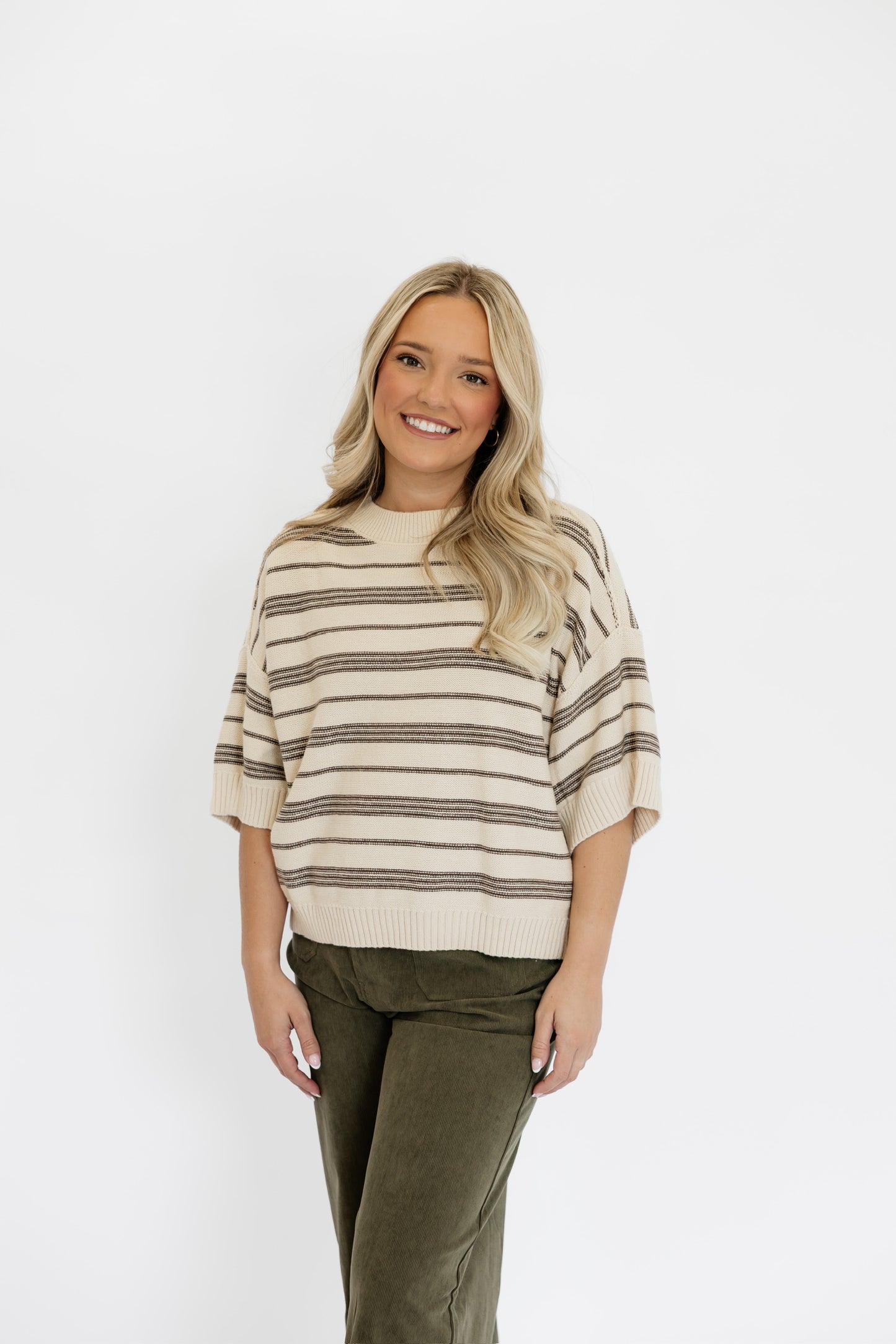 TOASTED STRIPED TOP