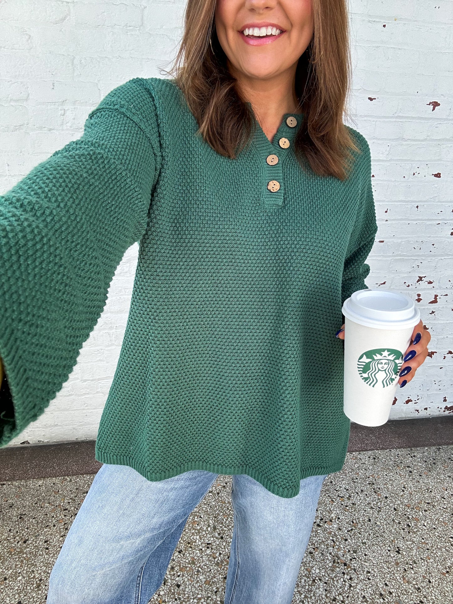 LAYER UP SWEATER - FOREST