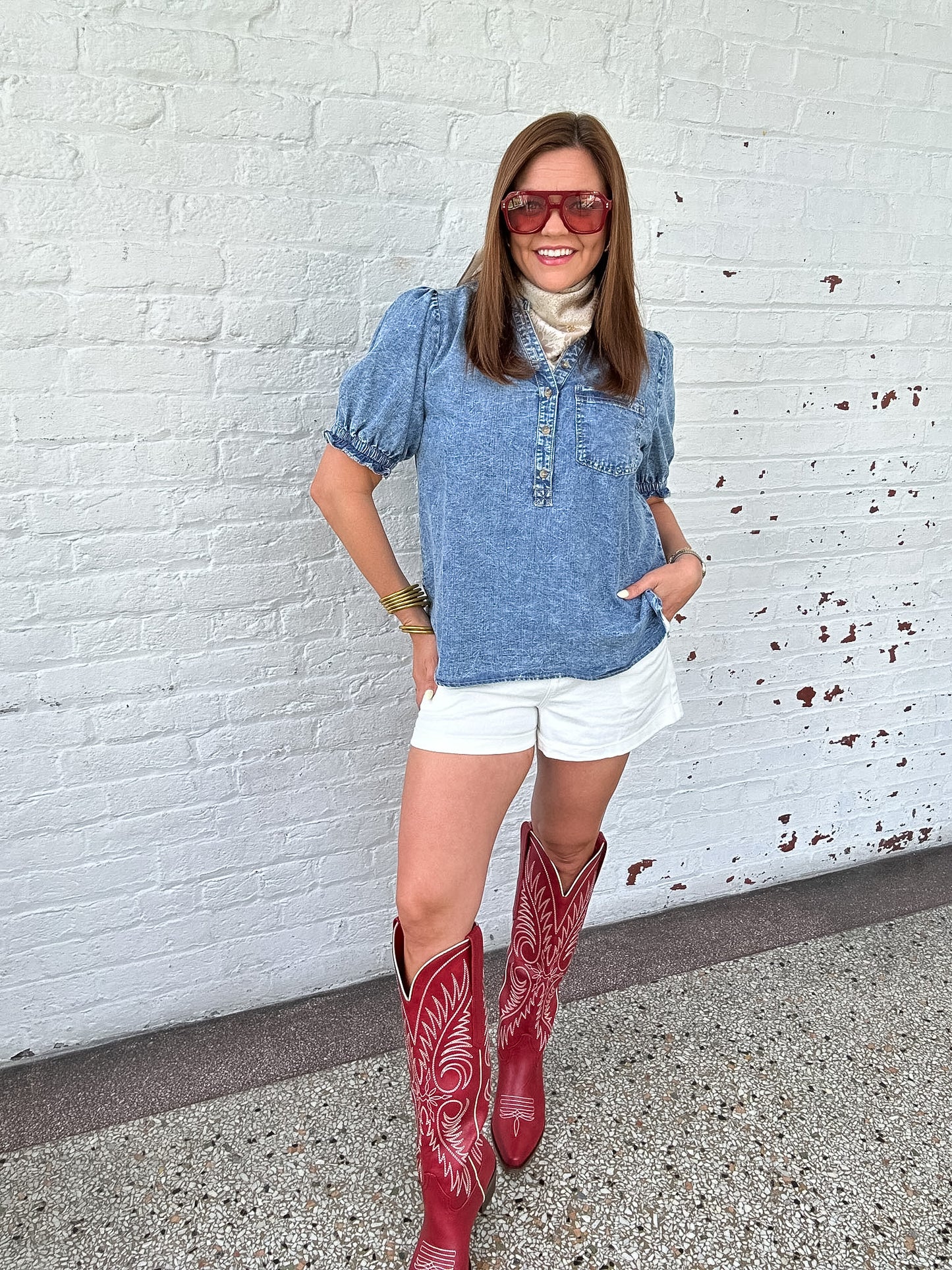 INDIE DENIM TOP