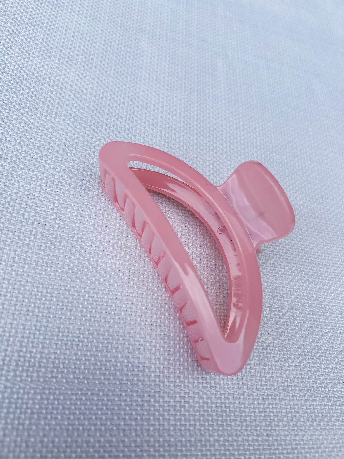 PINK HALF MOON CLAW CLIP